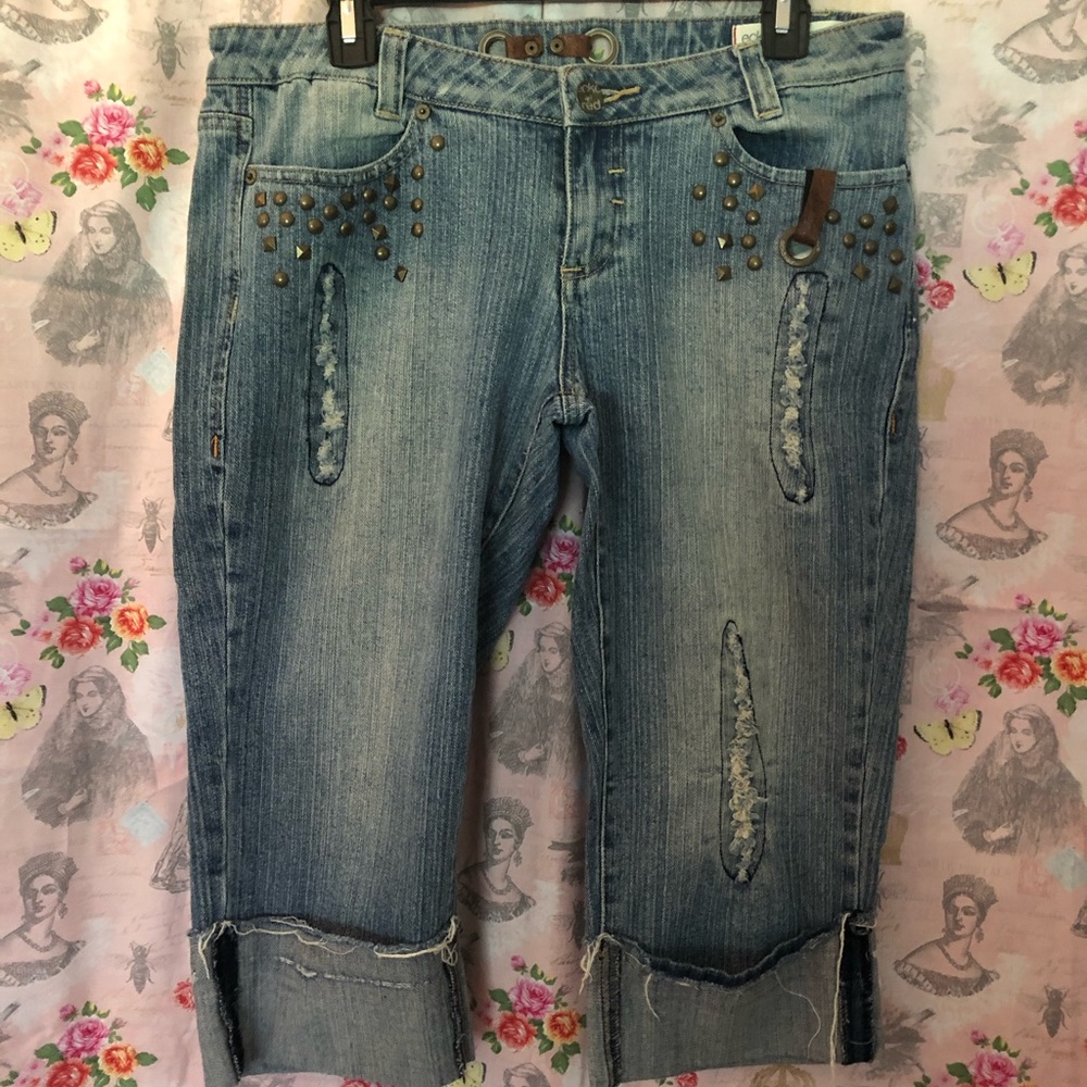 Jean peddle pusher pants